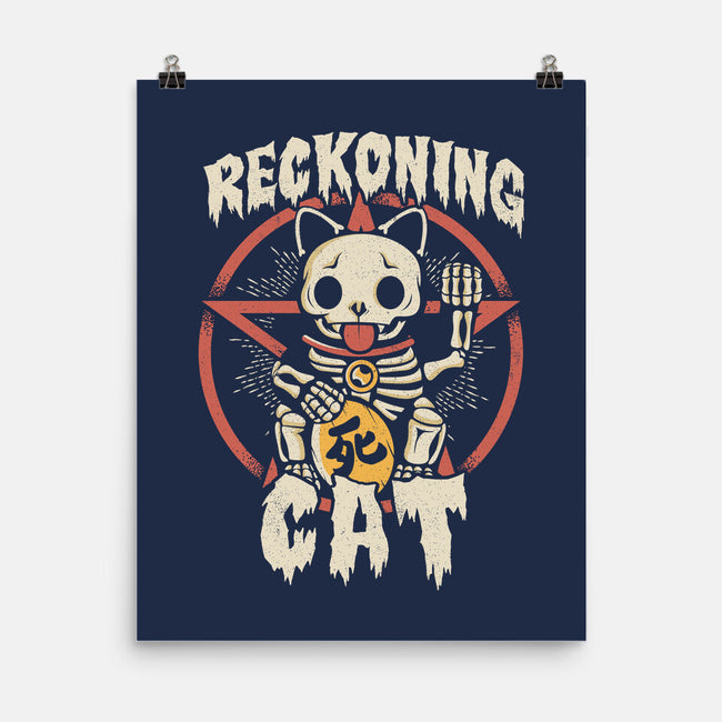 Reckoning Cat-none matte poster-CoD Designs