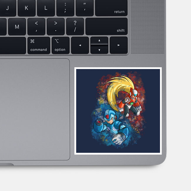 X And Z-none glossy sticker-nickzzarto