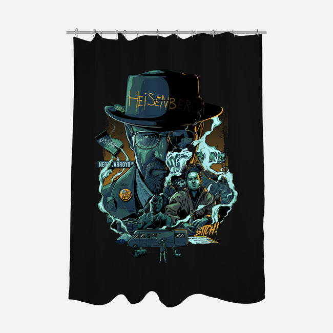 Master Cook-none polyester shower curtain-Conjura Geek