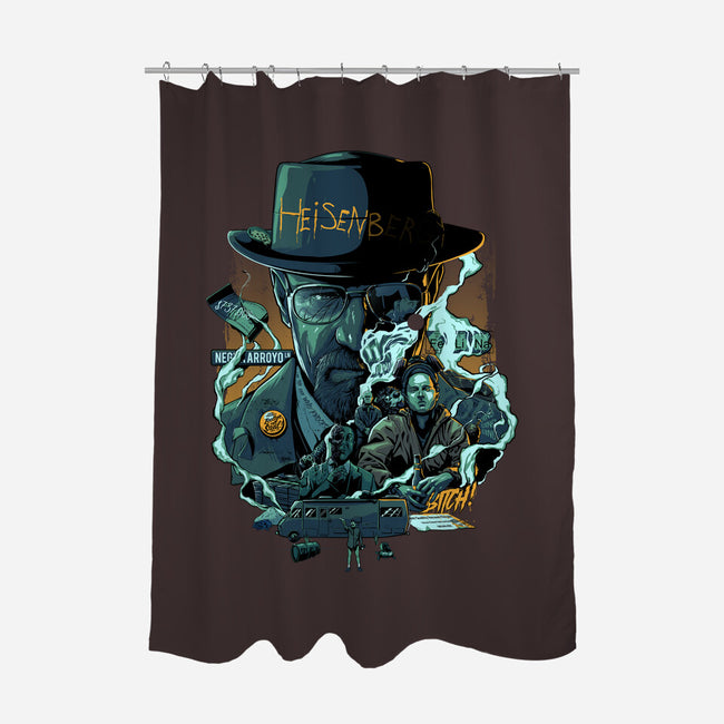 Master Cook-none polyester shower curtain-Conjura Geek