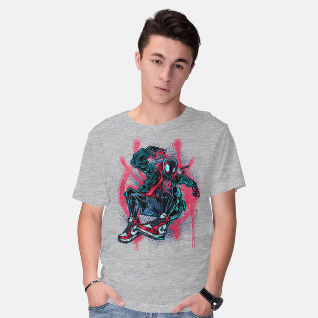 Morales-mens basic tee-Conjura Geek