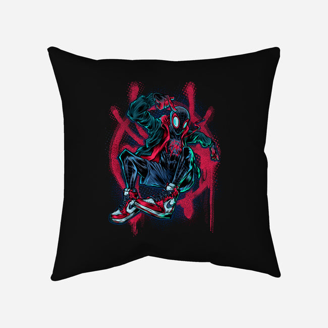 Morales-none removable cover throw pillow-Conjura Geek