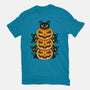 Cats And Pumpkins-womens basic tee-Logozaste