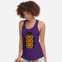 Cats And Pumpkins-womens racerback tank-Logozaste