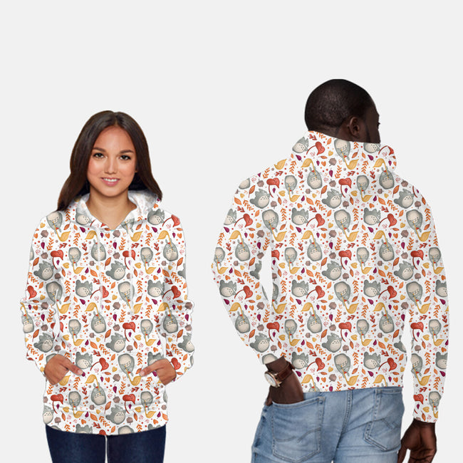 Falling Neighbor-unisex all over print pullover sweatshirt-TeeFury