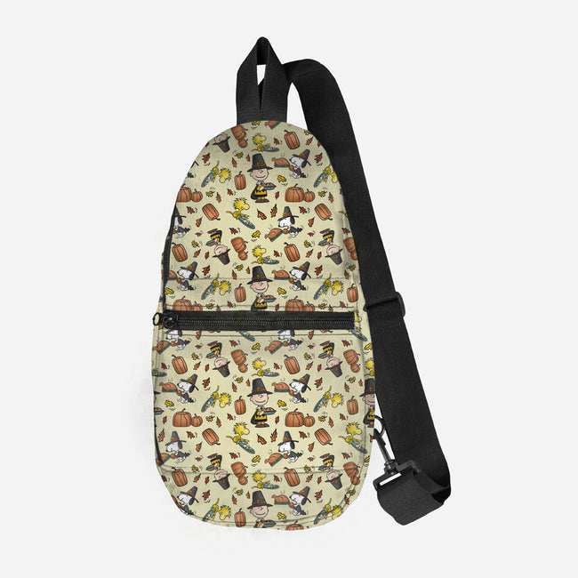 Thankful Nuts-none all over print sling bag-TeeFury