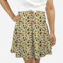 Thankful Nuts-womens all over print skater skirt-TeeFury