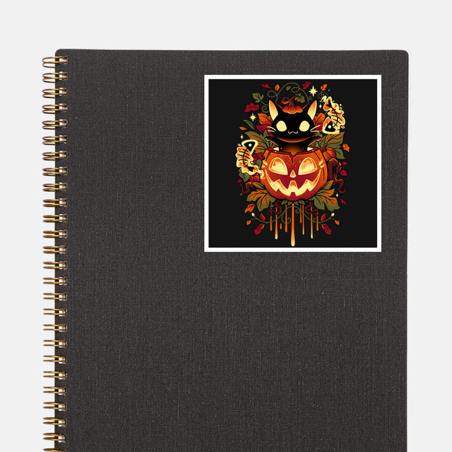 Autumn Tricks-none glossy sticker-Snouleaf