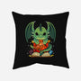 Cute Dragon Dice-none removable cover w insert throw pillow-Vallina84