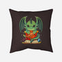 Cute Dragon Dice-none removable cover w insert throw pillow-Vallina84