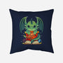 Cute Dragon Dice-none removable cover w insert throw pillow-Vallina84