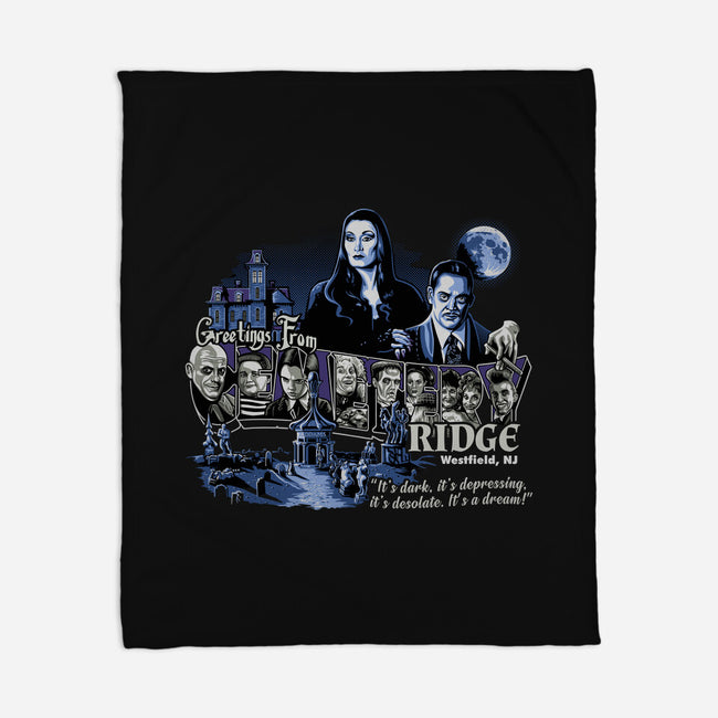 Greetings From Cemetery Ridge-none fleece blanket-goodidearyan