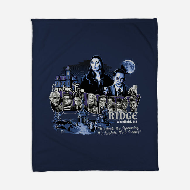 Greetings From Cemetery Ridge-none fleece blanket-goodidearyan