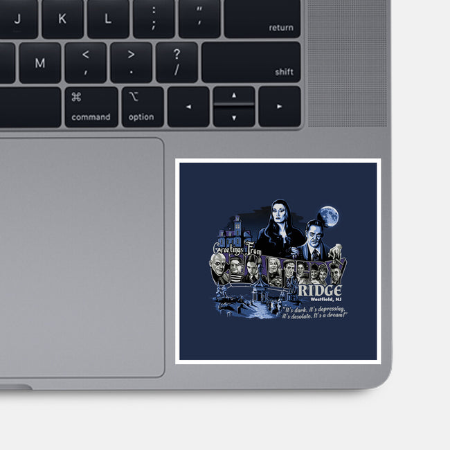 Greetings From Cemetery Ridge-none glossy sticker-goodidearyan