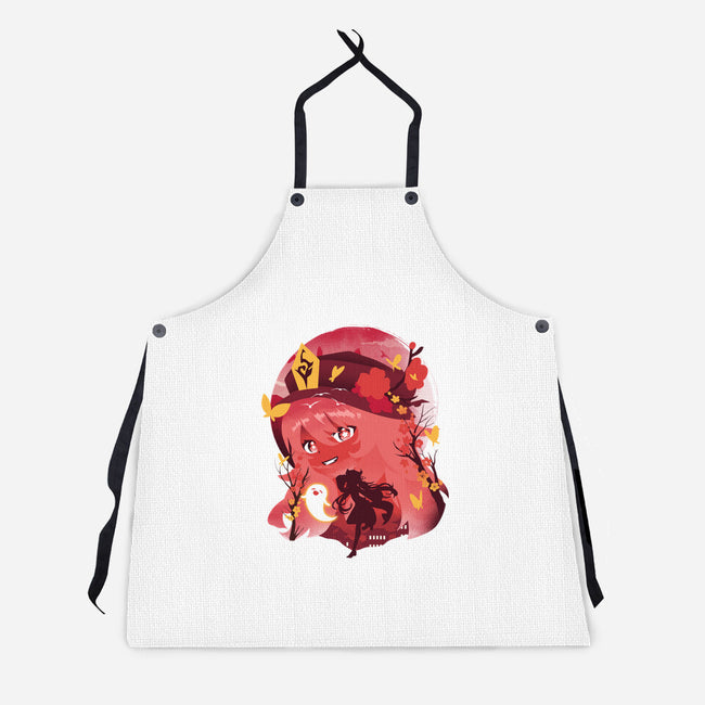Hu Tao Ukiyo E-unisex kitchen apron-dandingeroz