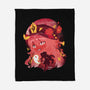 Hu Tao Ukiyo E-none fleece blanket-dandingeroz