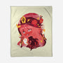 Hu Tao Ukiyo E-none fleece blanket-dandingeroz