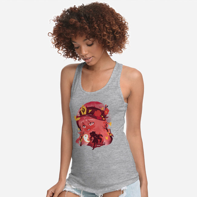 Hu Tao Ukiyo E-womens racerback tank-dandingeroz