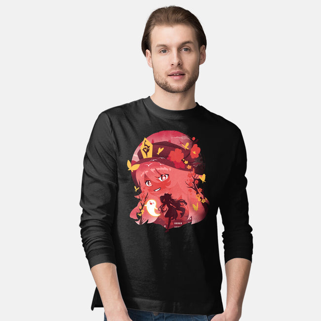 Hu Tao Ukiyo E-mens long sleeved tee-dandingeroz