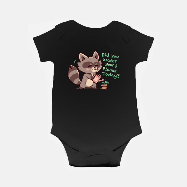 Water Your Plants-baby basic onesie-TechraNova