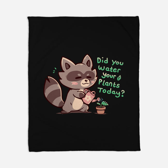 Water Your Plants-none fleece blanket-TechraNova