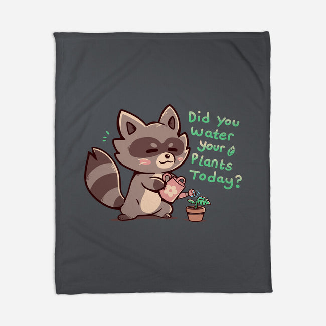 Water Your Plants-none fleece blanket-TechraNova