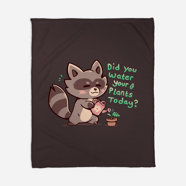 Water Your Plants-none fleece blanket-TechraNova