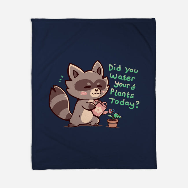 Water Your Plants-none fleece blanket-TechraNova