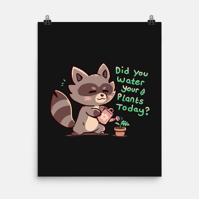 Water Your Plants-none matte poster-TechraNova