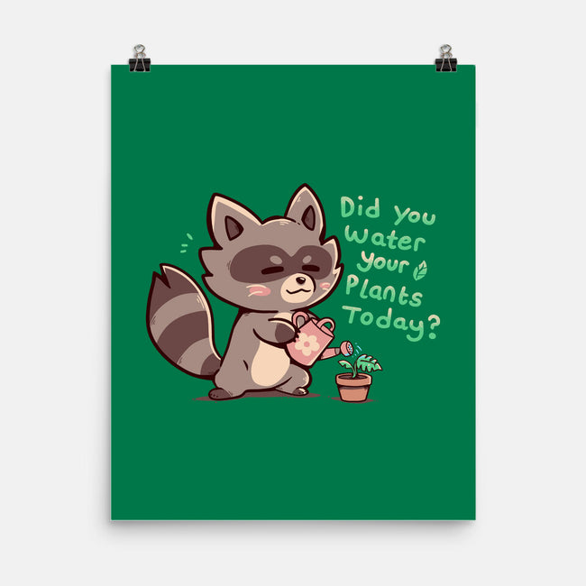 Water Your Plants-none matte poster-TechraNova
