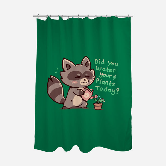 Water Your Plants-none polyester shower curtain-TechraNova