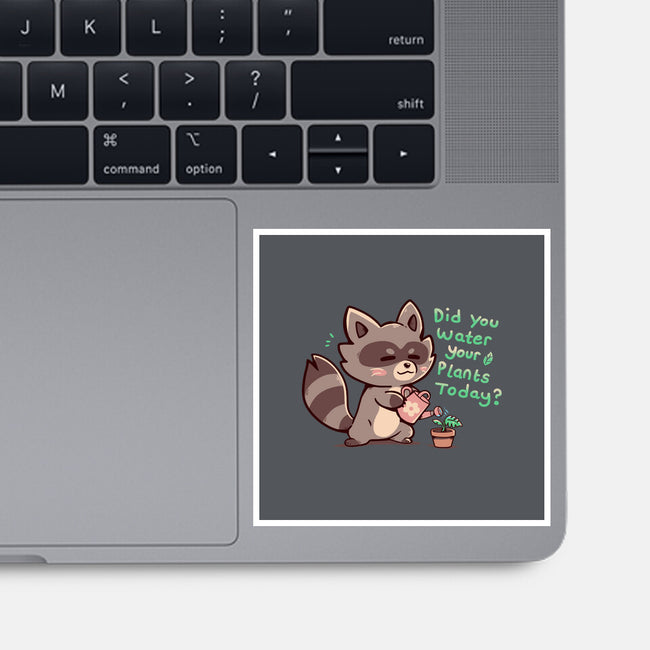 Water Your Plants-none glossy sticker-TechraNova