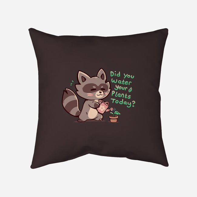 Water Your Plants-none removable cover w insert throw pillow-TechraNova
