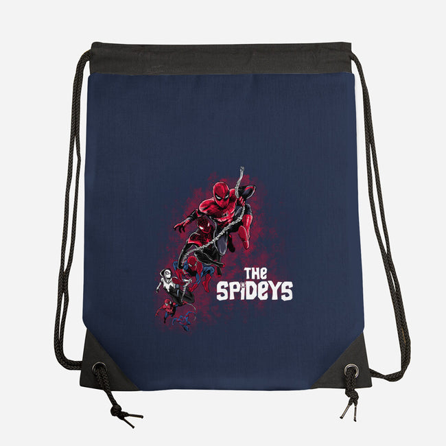 The Spideys-none drawstring bag-zascanauta