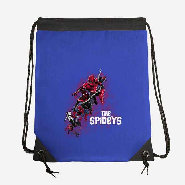 The Spideys-none drawstring bag-zascanauta