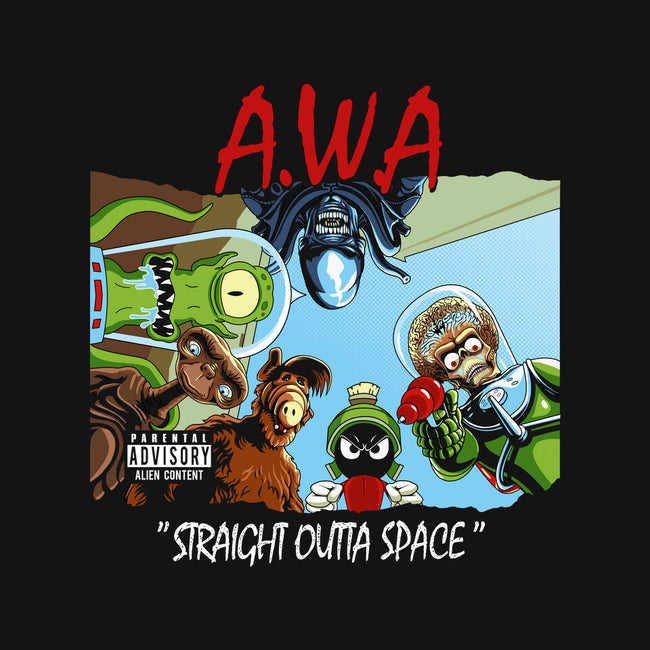 Aliens With Attitude-none stretched canvas-goodidearyan