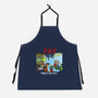 Aliens With Attitude-unisex kitchen apron-goodidearyan