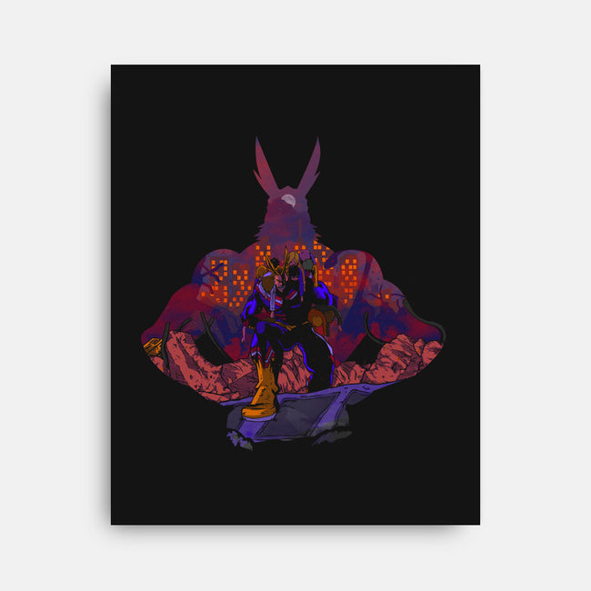 True Heroes Always Smile-none stretched canvas-Genesis993