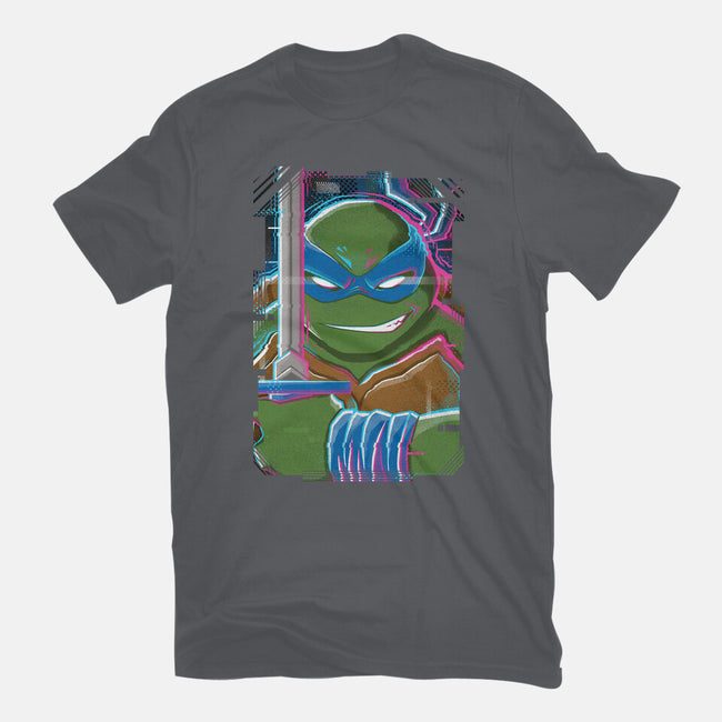 Leonardo Glitch-mens basic tee-danielmorris1993