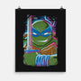 Leonardo Glitch-none matte poster-danielmorris1993