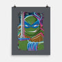 Leonardo Glitch-none matte poster-danielmorris1993