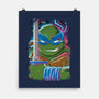 Leonardo Glitch-none matte poster-danielmorris1993