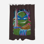 Leonardo Glitch-none polyester shower curtain-danielmorris1993