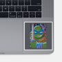 Leonardo Glitch-none glossy sticker-danielmorris1993