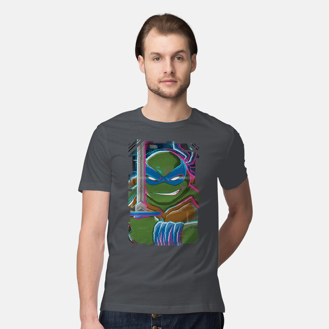 Leonardo Glitch-mens premium tee-danielmorris1993