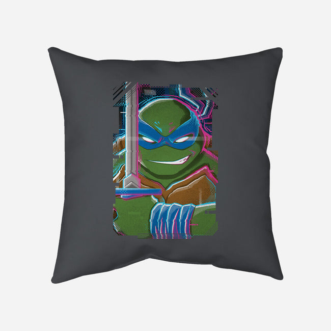 Leonardo Glitch-none removable cover w insert throw pillow-danielmorris1993