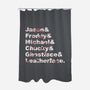 Slasher List-none polyester shower curtain-goodidearyan