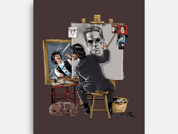 Keanu Triple Self-Portrait