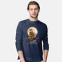 More Friends Gazing At The Moon-mens long sleeved tee-zascanauta