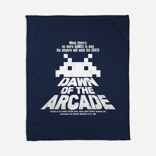 Dawn Of The Arcade-none fleece blanket-retrodivision